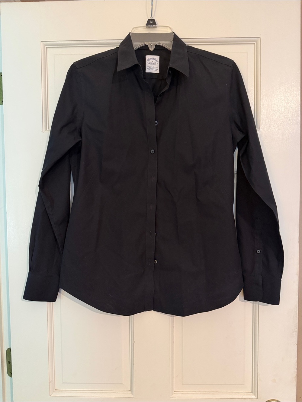 Black Button-Up Dress Shirt